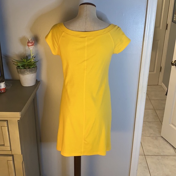 Chelsea & Theodore Yellow Cotton Dress - Picture 3 of 6